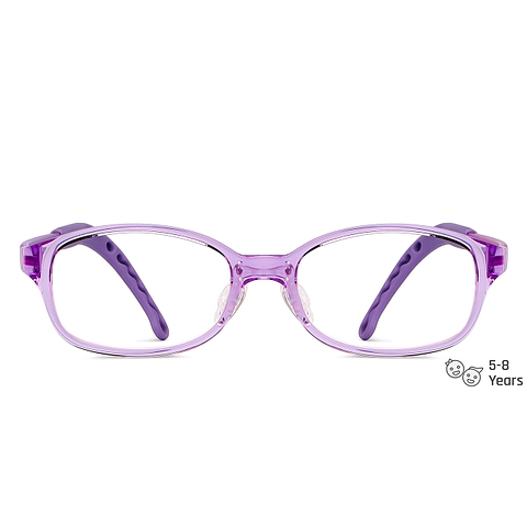 Hooper online Purple Transparent Full Rim Rectangle left side