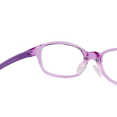 Hooper online Purple Transparent Full Rim Rectangle right side