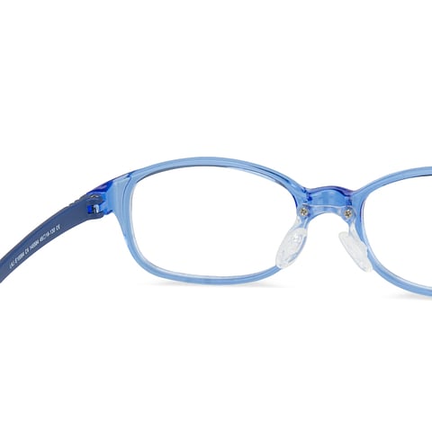 Hooper online Blue Transparent Full Rim Rectangle right side