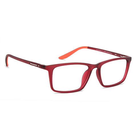 Hooper Online Red Full Rim Rectangle left side