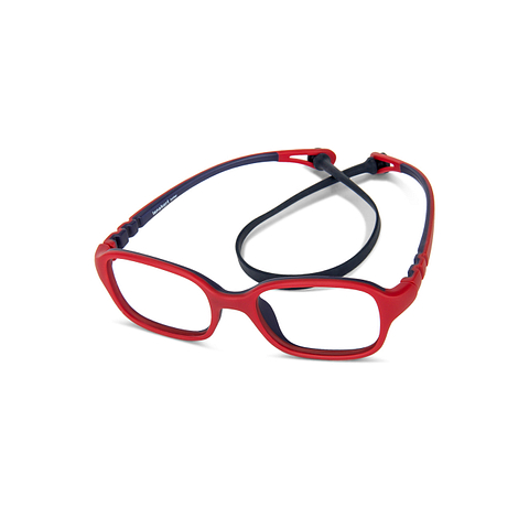 Hooper online Matte Red Blue Full Rim Square right side