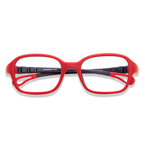 Hooper online Matte Red Blue Full Rim Square right side