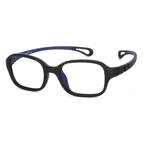 Hooper online Matte Black Blue Full Rim Square right side