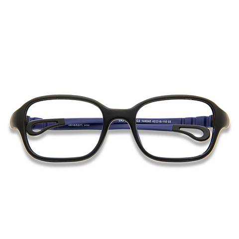 Hooper online Matte Black Blue Full Rim Square right side