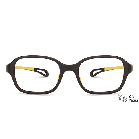 Hooper Online Light Brown Full Rim Rectangle left side