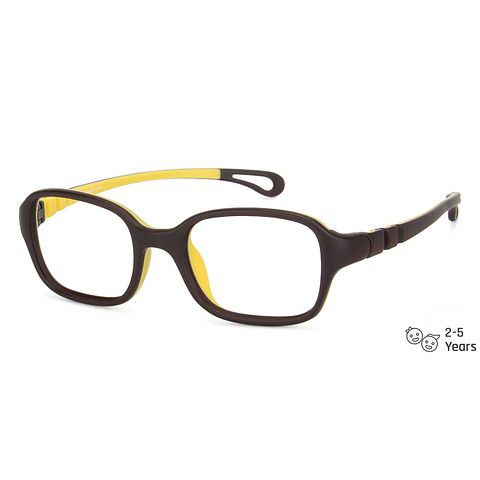 Hooper Online Light Brown Full Rim Rectangle right side