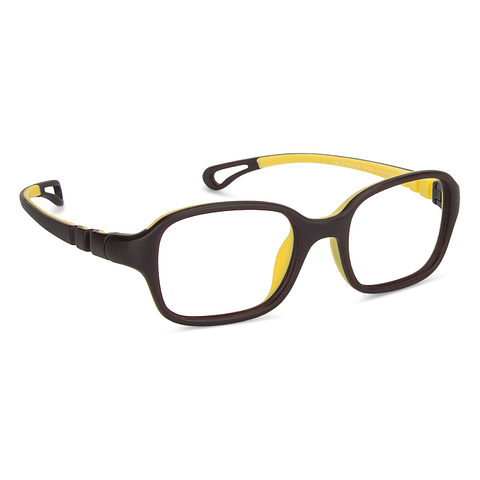 Hooper Online Light Brown Full Rim Rectangle right side