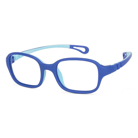 Hooper Online Sky Blue Full Rim Rectangle left side