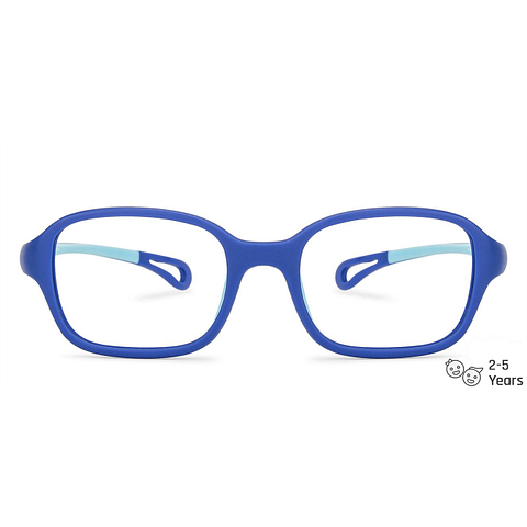 Hooper Online Sky Blue Full Rim Rectangle left side