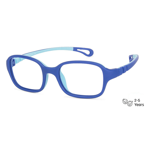 Hooper Online Sky Blue Full Rim Rectangle right side