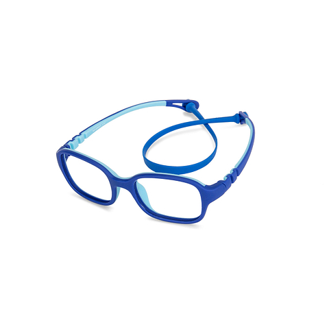 Hooper Online Sky Blue Full Rim Rectangle right side
