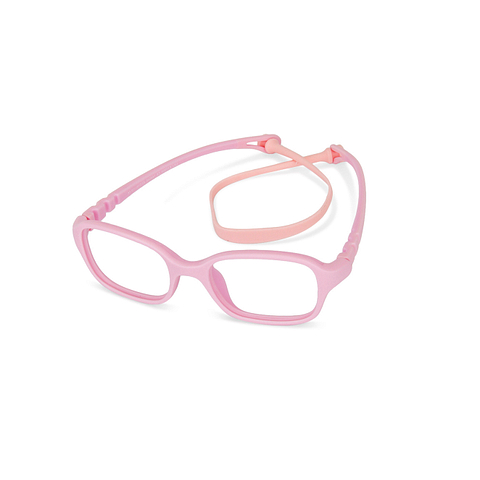 Hooper Online Pink Transparent Full Rim Rectangle left side