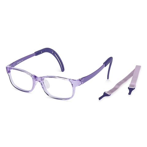 Hooper online Purple Transparent Full Rim Rectangle right side