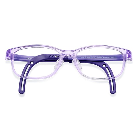 Hooper Online Purple Transparent Full Rim Rectangle left side
