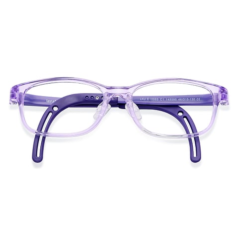 Hooper online Purple Transparent Full Rim Rectangle left side