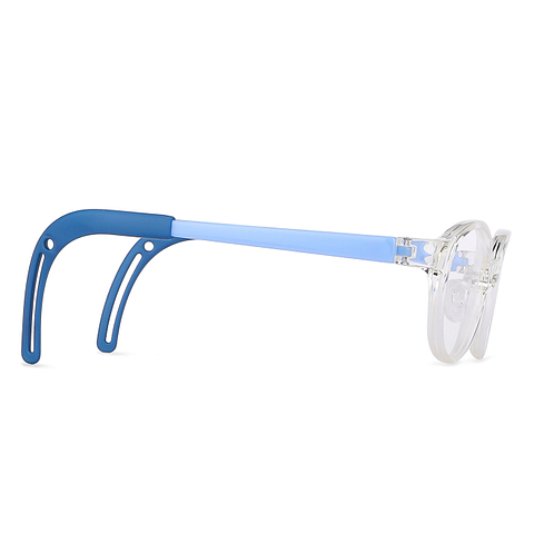 Hooper online Sky Blue Transparent Full Rim Rectangle left side