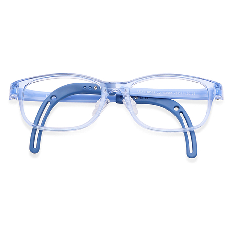 Hooper Online Blue Transparent Full Rim Rectangle right side
