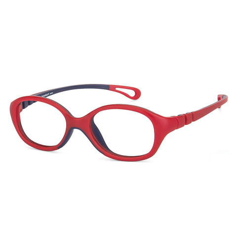 Hooper online Matte Red Blue Full Rim Round left side