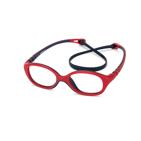 Hooper online Matte Red Blue Full Rim Round right side