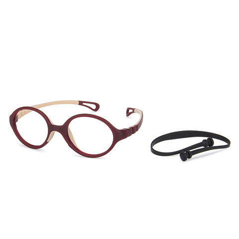 Hooper Online Light Brown Full Rim Round left side