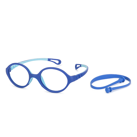 Hooper Online Sky Blue Full Rim Round left side