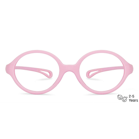 Hooper Online Pink Transparent Full Rim Round left side