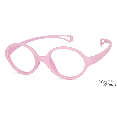 Hooper Online Pink Transparent Full Rim Round right side