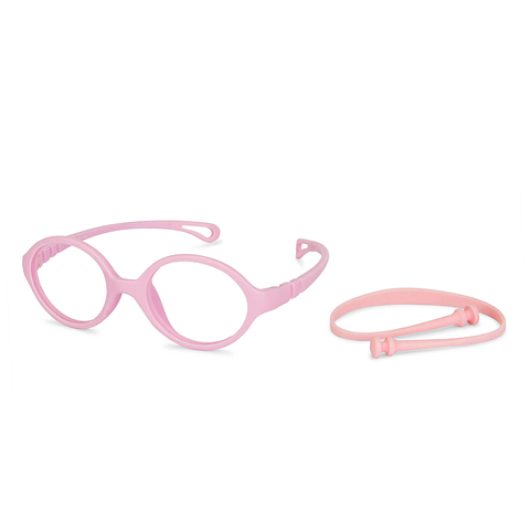 Hooper Online Pink Transparent Full Rim Round right side
