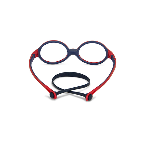 Hooper online Matte Red Blue Full Rim Oval right side