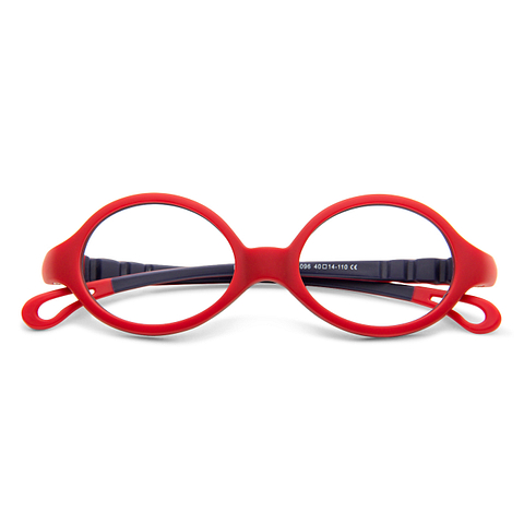 Hooper online Matte Red Blue Full Rim Oval right side