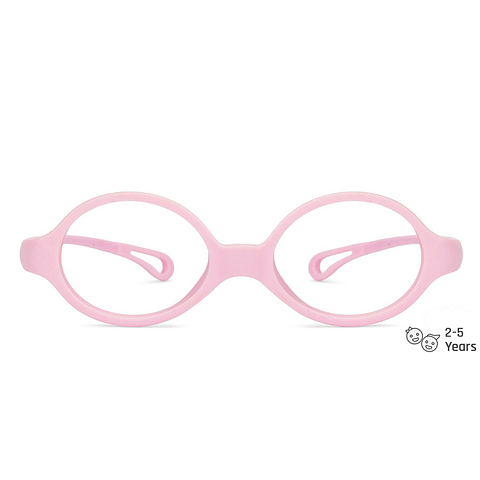 Hooper Online Pink Transparent Full Rim Round left side