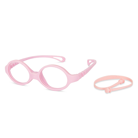 Hooper online Matte Pink Full Rim Oval left side