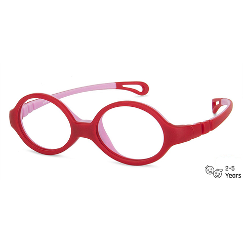 Hooper Online Red Full Rim Round left side