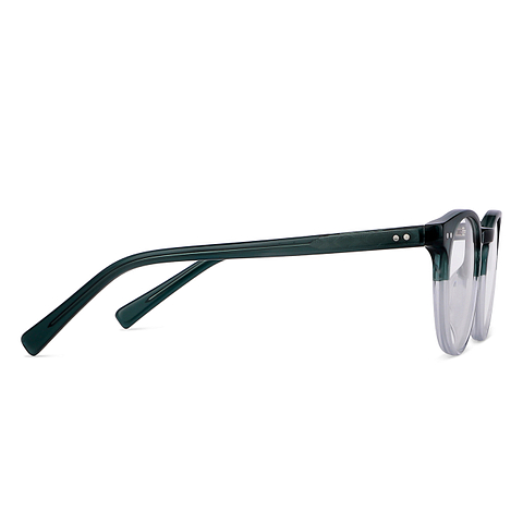 Hooper Online Green Transparent Full Rim Round left side