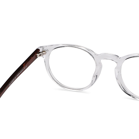 Hooper Online Crystal Transparent Full Rim Round right side