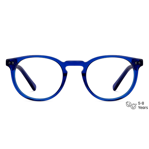 Hooper Online Sky Blue Full Rim Round left side