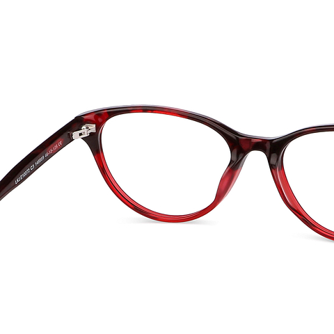 Hooper Online Red Full Rim Cat Eye right side