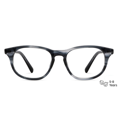 Hooper Online Sky Blue Full Rim Rectangle left side