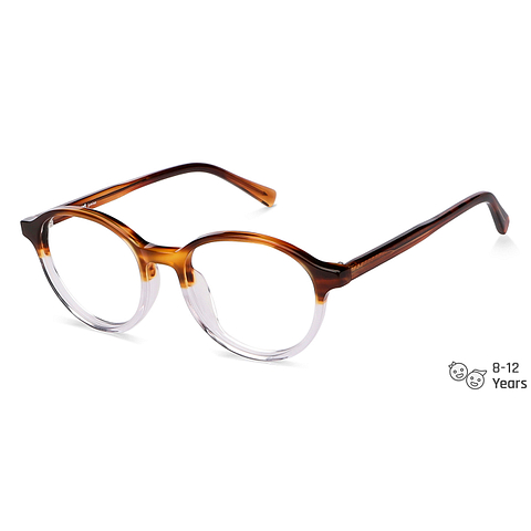 Hooper Online Brown Transparent Full Rim Round right side