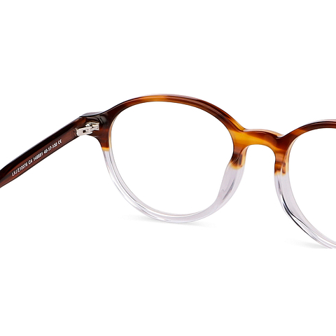 Hooper Online Brown Transparent Full Rim Round right side