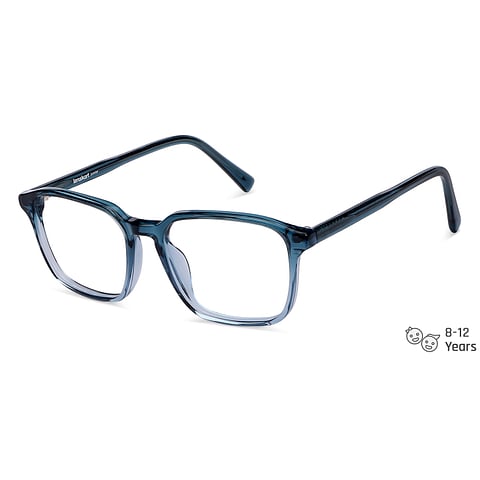 Hooper online Blue Transparent Full Rim Square right side