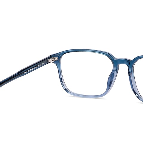Hooper Online Blue Transparent Full Rim Square right side