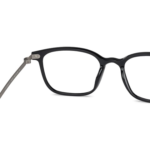 Lenskart Air Online Black Full Rim Rectangle left side