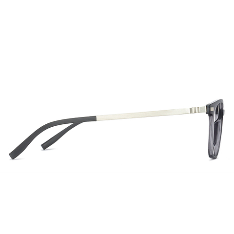 Lenskart Air Online Gray Transparent Full Rim Rectangle left side