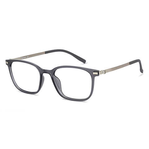 Lenskart Air Online Grey Transparent Full Rim Square left side