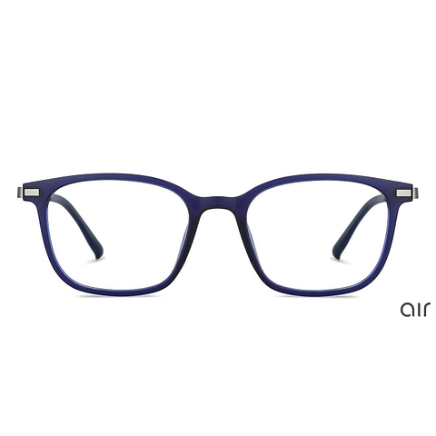 Lenskart Air Online Sky Blue Full Rim Rectangle left side
