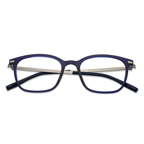 Lenskart Air Online Sky Blue Full Rim Rectangle left side