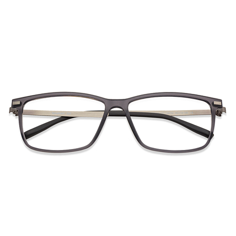 Lenskart Air Online Grey Transparent Full Rim Rectangle left side