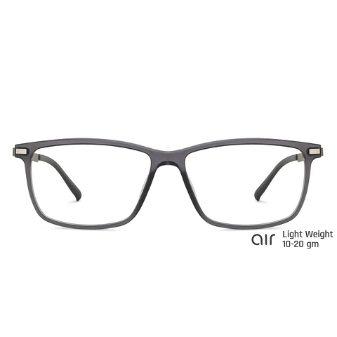 Lenskart Air Online Grey Transparent Full Rim Rectangle left side