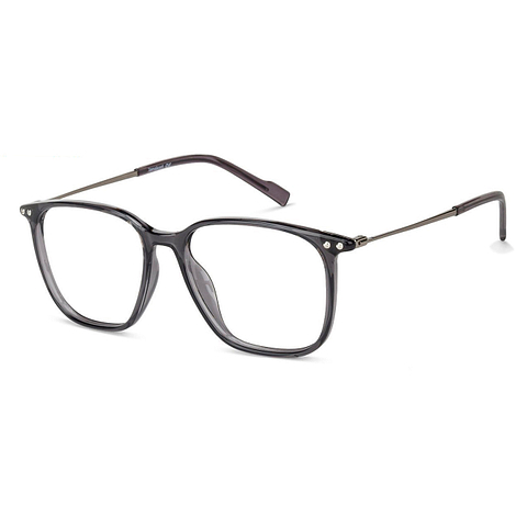 Lenskart Air Online Gray Transparent Full Rim Square right side
